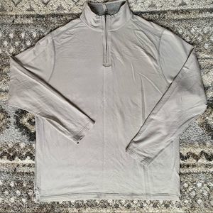 True Grit Putty Zip Up Pullover Sweater XL
